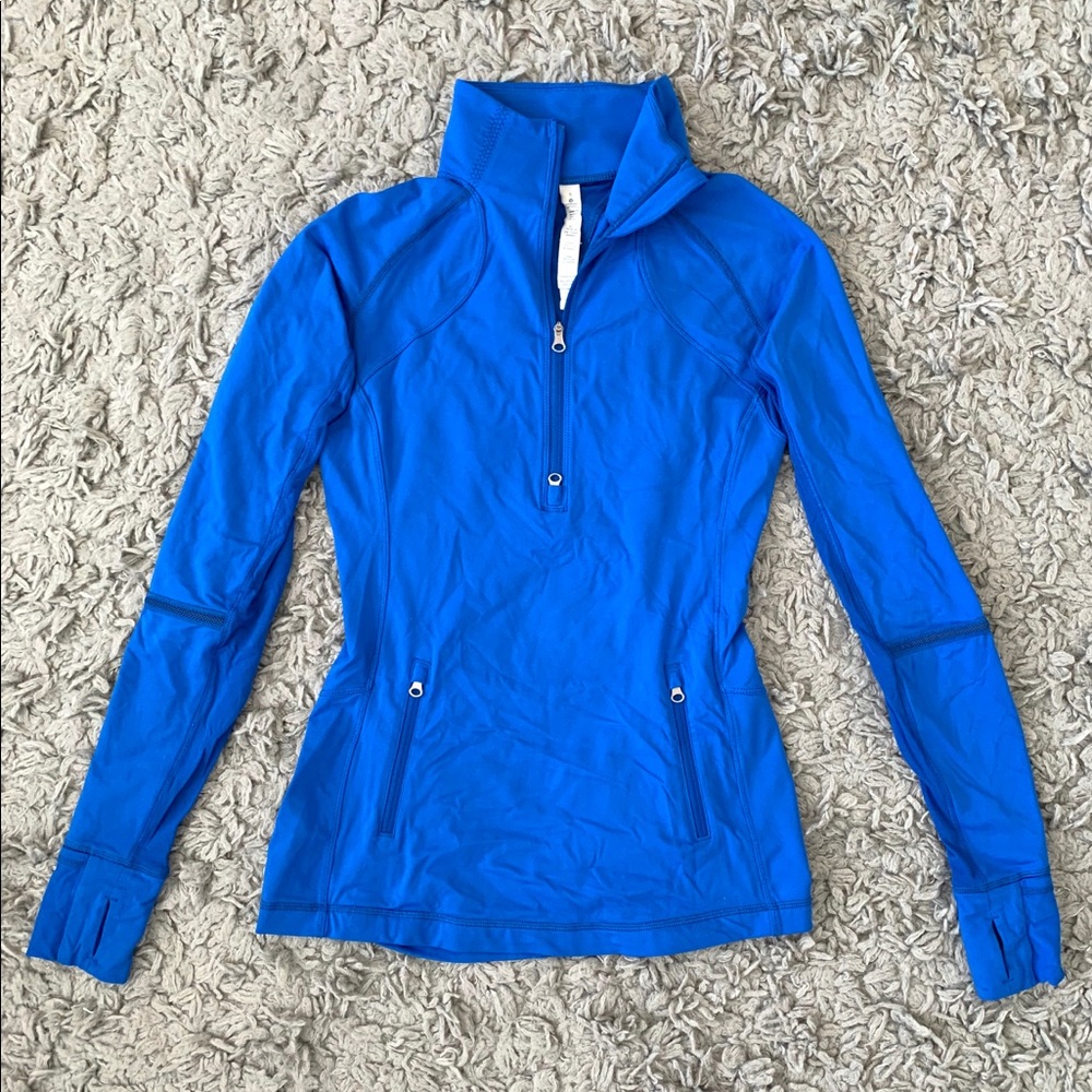 Blue Lululemon Active Pullover